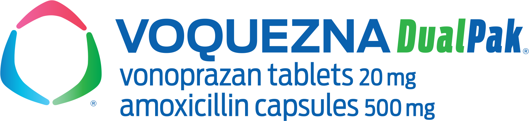 VOQUEZNA® Dual Pak® (vonoprazan, amoxicillin) logo